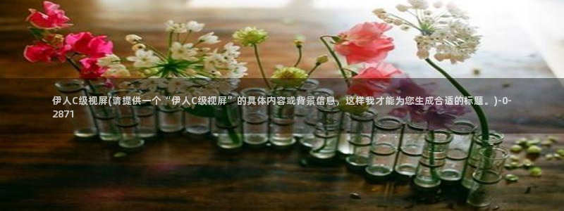 亚洲午夜久久久影院伊人：伊人C级视屏(请提供一个“伊人C级视屏”的具体内容或背景信息，这样我才能为您生成合适的标题。)