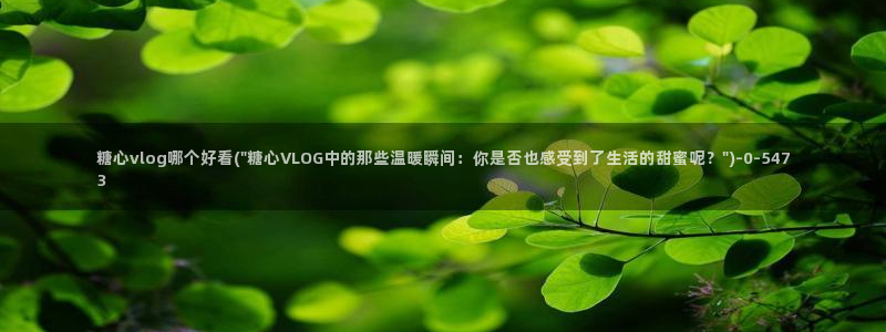 糖心小视频